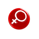 Female Symbol Button